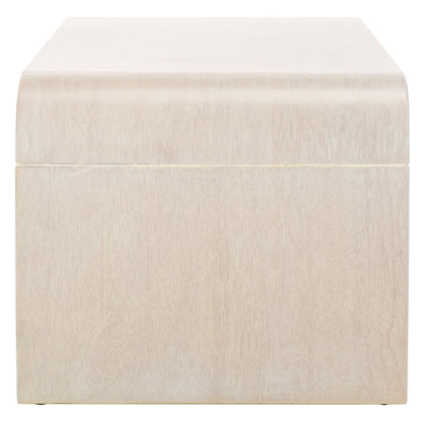 Safavieh Avivan Console Table With Shelf - Elegant Wood Design For Stylish Living Spaces & Modern Decor White Washed Wood Cns6608d