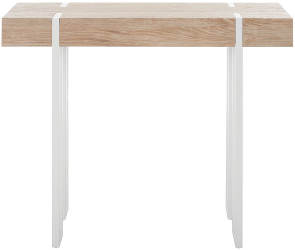 Safavieh Aberton Console Table  Natural / White Mdf CNS7003A