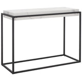 Safavieh Edgefield Console Table White Marble / Black Mdf CNS7004A