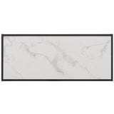 Safavieh Edgefield Console Table White Marble / Black Mdf CNS7004A