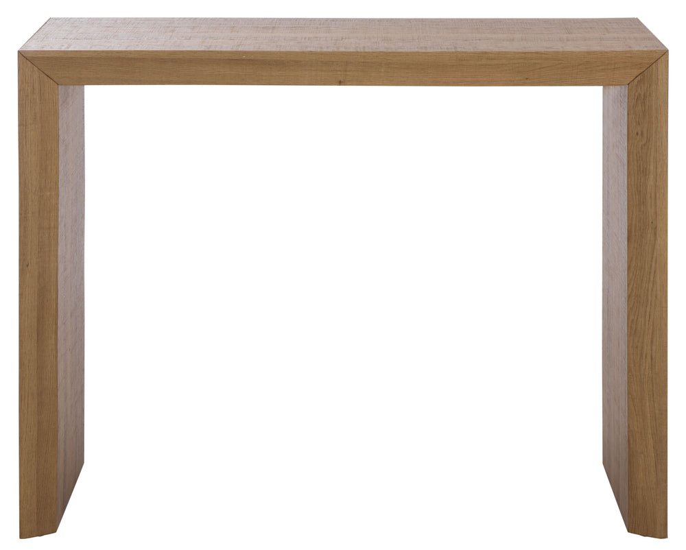 Safavieh Woodrow Console Table - Elevate Your Home Decor With Minimalistic Style And Functional Storage Solutions Natural Brown , Mdf Cns7005a