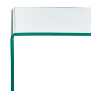 Safavieh Huck Elegant Tempered Glass Console Table - Modern Design For Entryways, Living Rooms, And Offices Clear CNS7301B