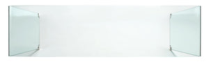 Safavieh Huck Elegant Tempered Glass Console Table - Modern Design For Entryways, Living Rooms, And Offices Clear CNS7301B