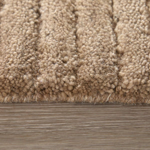 Feizy Rugs Cornerstone Hand-Loomed Wool Area Rug Artisan Ribbed Texture for Living or Dining Rooms CNS8A22FBGE000F00