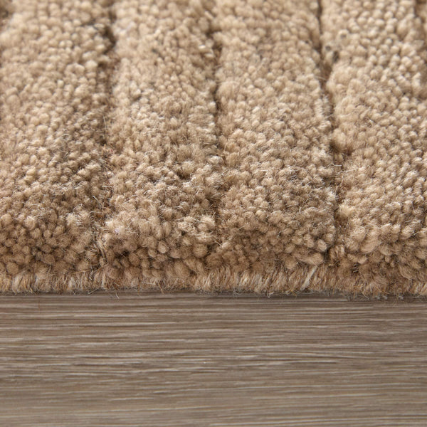 Feizy Rugs Cornerstone Hand-Loomed Wool Area Rug Artisan Ribbed Texture for Living or Dining Rooms CNS8A22FBGE000F00