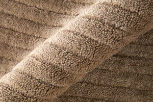 Feizy Rugs Cornerstone Hand-Loomed Wool Area Rug Artisan Ribbed Texture for Living or Dining Rooms CNS8A22FBGE000F00