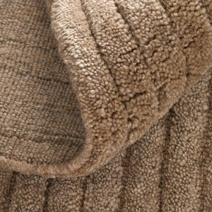 Feizy Rugs Cornerstone Hand-Loomed Wool Area Rug Artisan Ribbed Texture for Living or Dining Rooms CNS8A22FBGE000F00