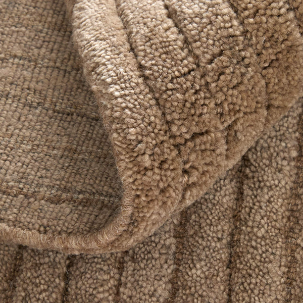 Feizy Rugs Cornerstone Hand-Loomed Wool Area Rug Artisan Ribbed Texture for Living or Dining Rooms CNS8A22FBGE000F00