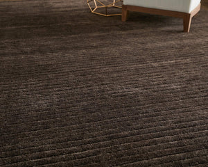 Feizy Rugs Cornerstone Hand-Loomed Wool Area Rug Artisan Ribbed Texture for Neutral Living Spaces CNS8A22FBRN000F00