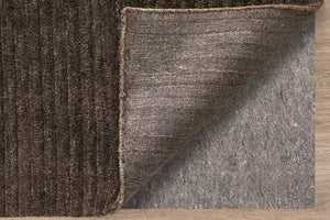 Feizy Rugs Cornerstone Hand-Loomed Wool Area Rug Artisan Ribbed Texture for Neutral Living Spaces CNS8A22FBRN000F00