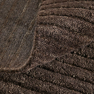 Feizy Rugs Cornerstone Hand-Loomed Wool Area Rug Artisan Ribbed Texture for Neutral Living Spaces CNS8A22FBRN000F00