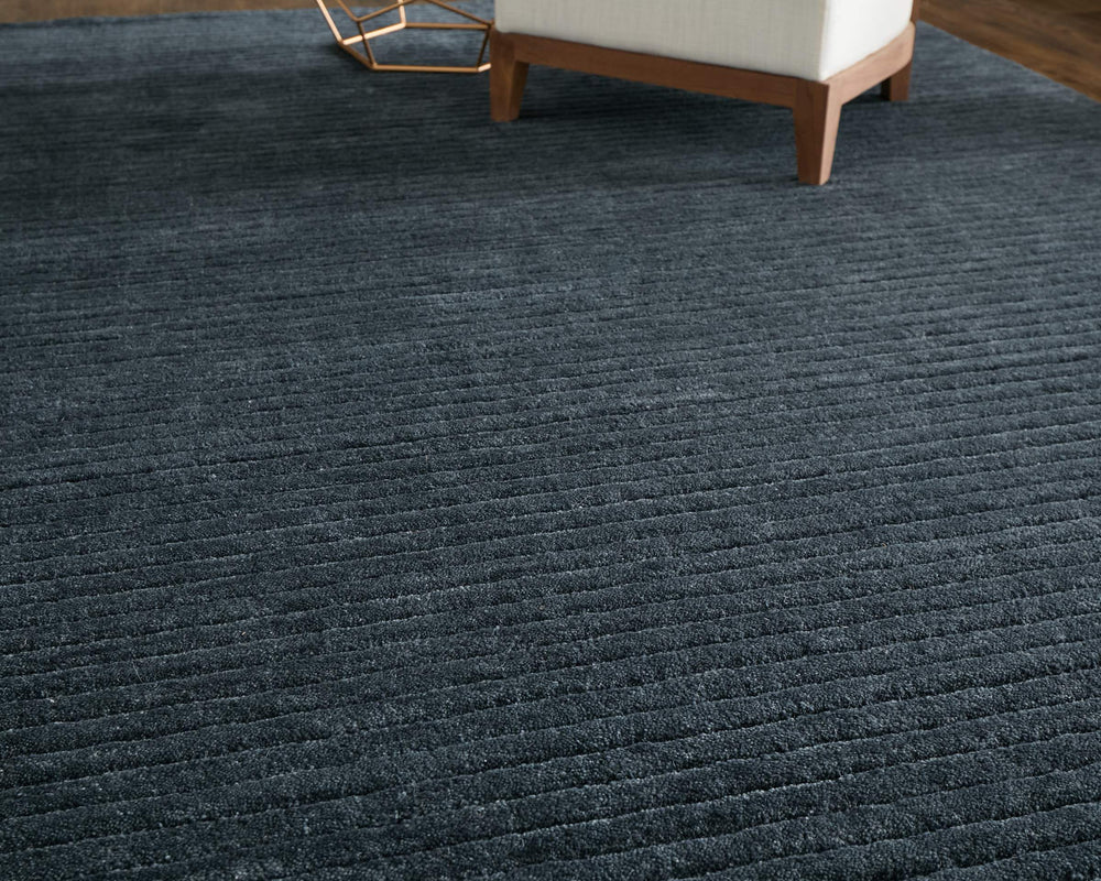 Feizy Rugs Cornerstone Hand Loomed Wool Area Rug Artisan Ribbed Texture for Living Spaces CNS8A22FNVY000F00
