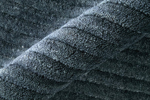 Feizy Rugs Cornerstone Hand Loomed Wool Area Rug Artisan Ribbed Texture for Living Spaces CNS8A22FNVY000F00