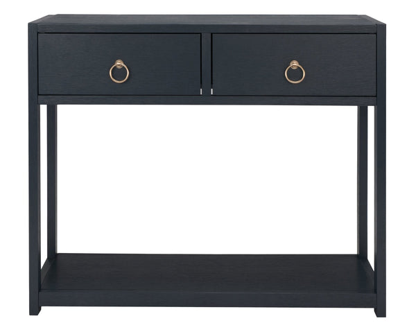 Safavieh Sadie Console Table - Modern And Stylish Entryway Accent With Practical Storage For Small Spaces Navy CNS9200A