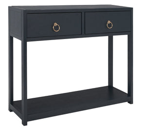 Safavieh Sadie Console Table - Modern And Stylish Entryway Accent With Practical Storage For Small Spaces Navy CNS9200A