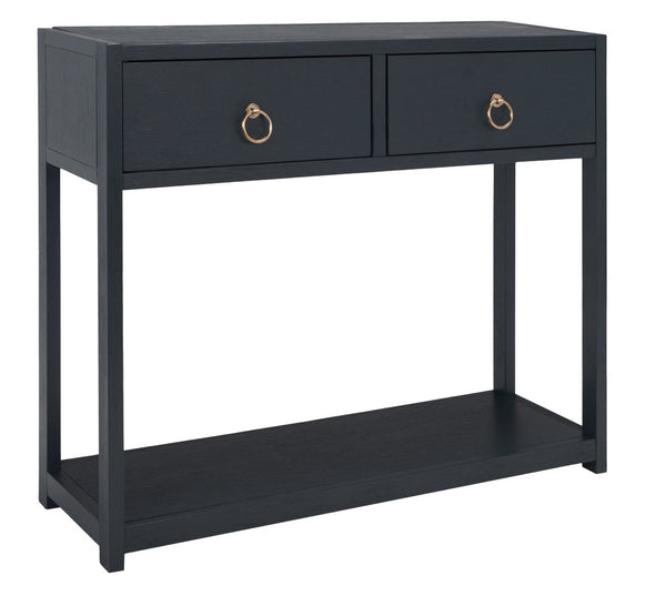 Safavieh Sadie Console Table - Modern And Stylish Entryway Accent With Practical Storage For Small Spaces Navy CNS9200A