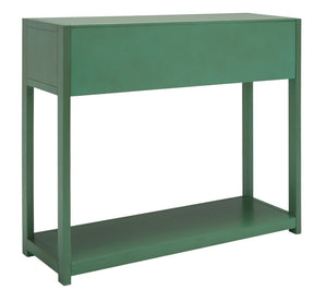 Safavieh Sadie Console Table - Modern And Stylish Entryway Accent With Practical Storage For Small Spaces Turquoise CNS9200C