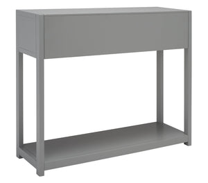 Safavieh Sadie Console Table - Modern And Stylish Entryway Accent With Practical Storage For Small Spaces Light Grey CNS9200D