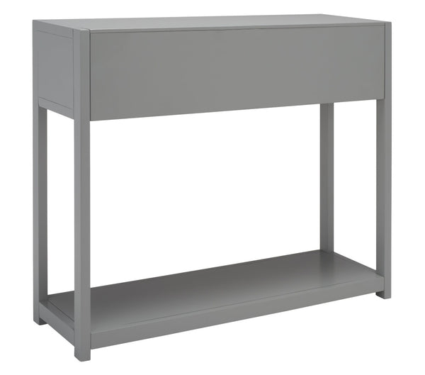 Safavieh Sadie Console Table - Modern And Stylish Entryway Accent With Practical Storage For Small Spaces Light Grey CNS9200D