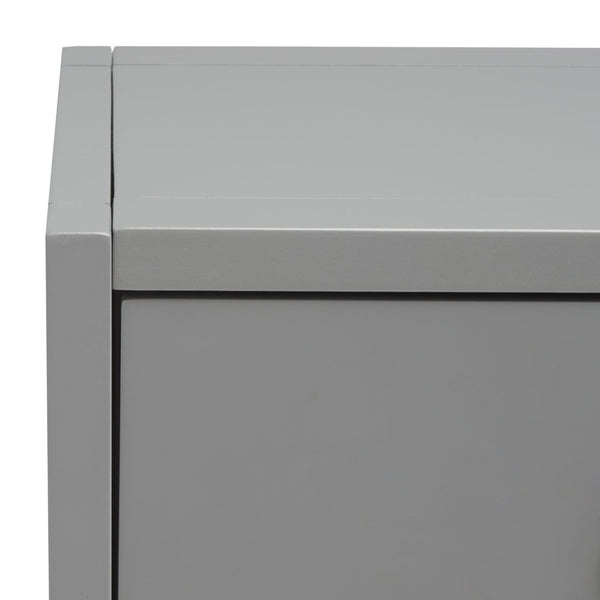 Safavieh Sadie Console Table - Modern And Stylish Entryway Accent With Practical Storage For Small Spaces Light Grey CNS9200D