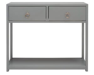 Safavieh Sadie Console Table - Modern And Stylish Entryway Accent With Practical Storage For Small Spaces Light Grey CNS9200D