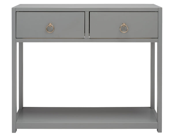 Safavieh Sadie Console Table - Modern And Stylish Entryway Accent With Practical Storage For Small Spaces Light Grey CNS9200D