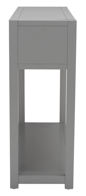 Safavieh Sadie Console Table - Modern And Stylish Entryway Accent With Practical Storage For Small Spaces Light Grey CNS9200D