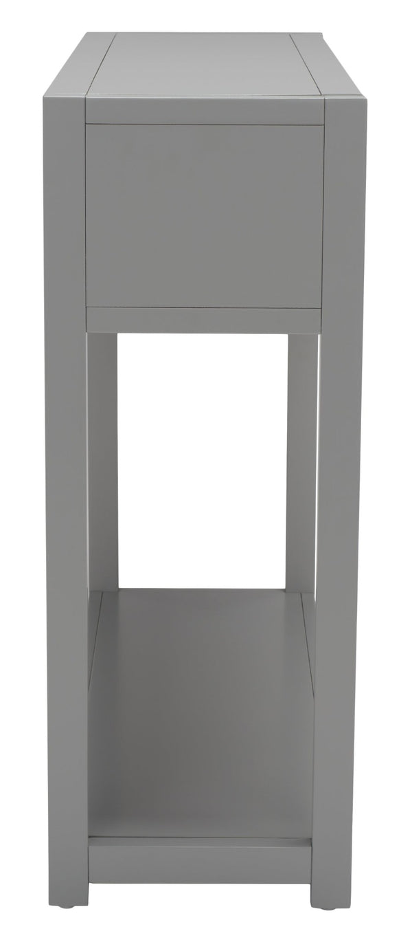 Safavieh Sadie Console Table - Modern And Stylish Entryway Accent With Practical Storage For Small Spaces Light Grey CNS9200D
