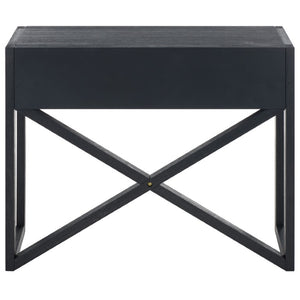 Safavieh Sadie Three Drawer Console Table Slim Entryway Storage with Bold Painted Finish Navy CNS9201A