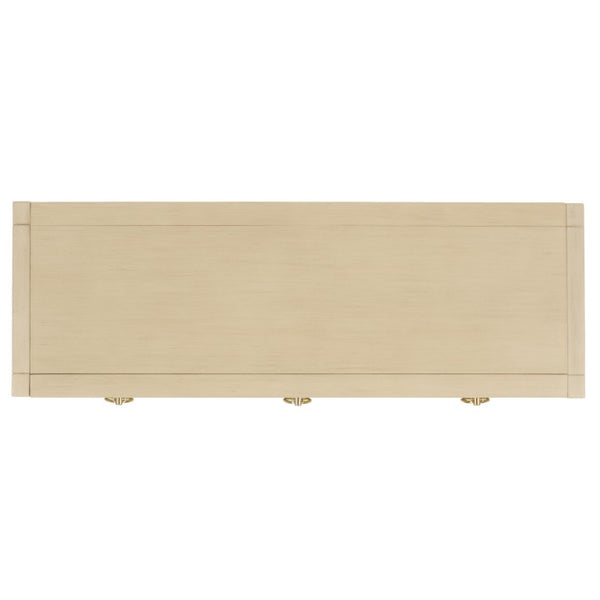 Safavieh Sadie Three Drawer Console Table Slim Entryway Storage with Bold Painted Finish Antique White CNS9201B