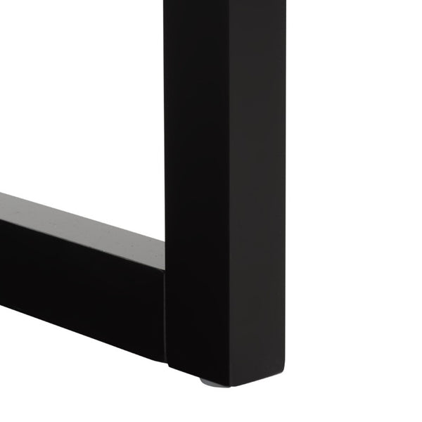 Safavieh Sadie Three Drawer Console Table Slim Entryway Storage with Bold Painted Finish Black CNS9201C