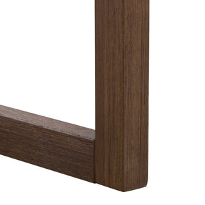 Safavieh Sadie Three Drawer Console Table Slim Entryway Storage with Bold Painted Finish Chocolate CNS9201D