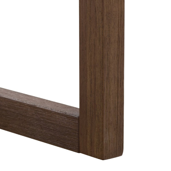 Safavieh Sadie Three Drawer Console Table Slim Entryway Storage with Bold Painted Finish Chocolate CNS9201D