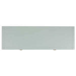 Safavieh Moya Two Drawer Console Table Powder Blue Finish for Entryway Hallway or Sofa Light Blue CNS9202A