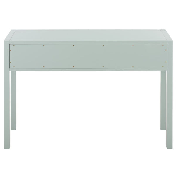 Safavieh Moya Two Drawer Console Table Powder Blue Finish for Entryway Hallway or Sofa Light Blue CNS9202A