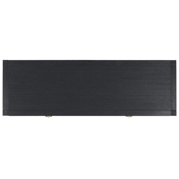 Safavieh Moya Two Drawer Console Table Powder Blue Finish for Entryway Hallway or Sofa Navy CNS9202B