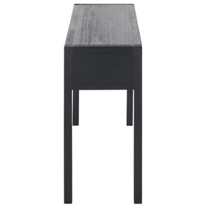 Safavieh Moya Two Drawer Console Table Powder Blue Finish for Entryway Hallway or Sofa Navy CNS9202B