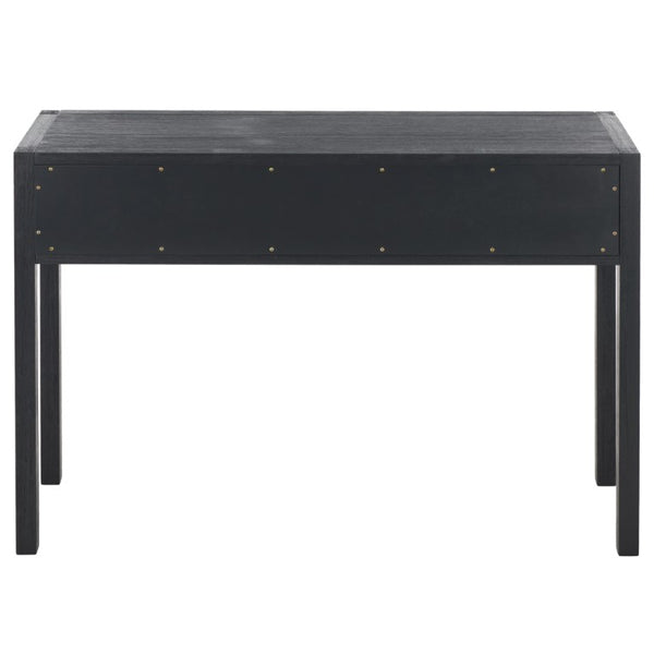 Safavieh Moya Two Drawer Console Table Powder Blue Finish for Entryway Hallway or Sofa Navy CNS9202B