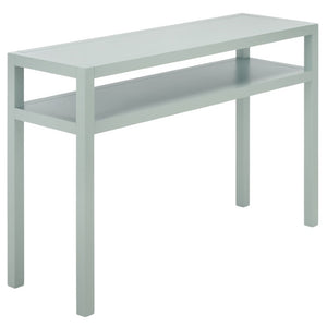 Safavieh Aeryn Slim Console Table with Lower Shelf for Entryway Hallway or Sofa Wall Accent Light Blue CNS9203A