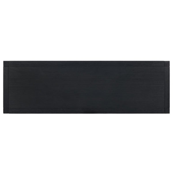 Safavieh Aeryn Slim Console Table with Lower Shelf for Entryway Hallway or Sofa Wall Accent Navy CNS9203B