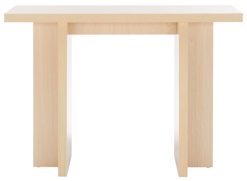 Safavieh Florence Small Console Table – Modern Minimalist Design For Entryways And Narrow Spaces, Stylish Accent Natural CNS9300A
