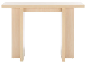 Safavieh Florence Small Console Table – Modern Minimalist Design For Entryways And Narrow Spaces, Stylish Accent Natural CNS9300A