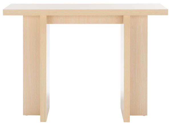 Safavieh Florence Small Console Table – Modern Minimalist Design For Entryways And Narrow Spaces, Stylish Accent Natural CNS9300A