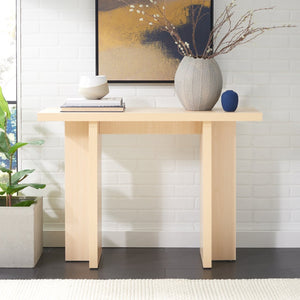 Safavieh Florence Small Console Table – Modern Minimalist Design For Entryways And Narrow Spaces, Stylish Accent Natural CNS9300A