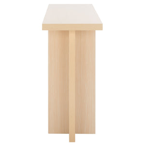 Safavieh Florence Small Console Table – Modern Minimalist Design For Entryways And Narrow Spaces, Stylish Accent Natural CNS9300A