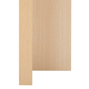 Safavieh Florence Large Console Table - Modern Architectural Design For Entryways, Hallways & Living Spaces Natural CNS9301A