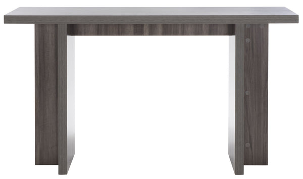 Safavieh Florence Large Console Table - Modern Architectural Design For Entryways, Hallways & Living Spaces Slate Grey CNS9301B