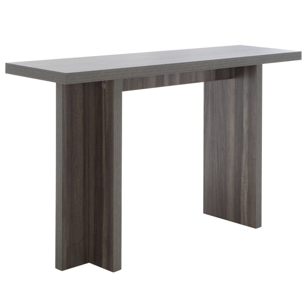Safavieh Florence Large Console Table - Modern Architectural Design For Entryways, Hallways & Living Spaces Slate Grey CNS9301B