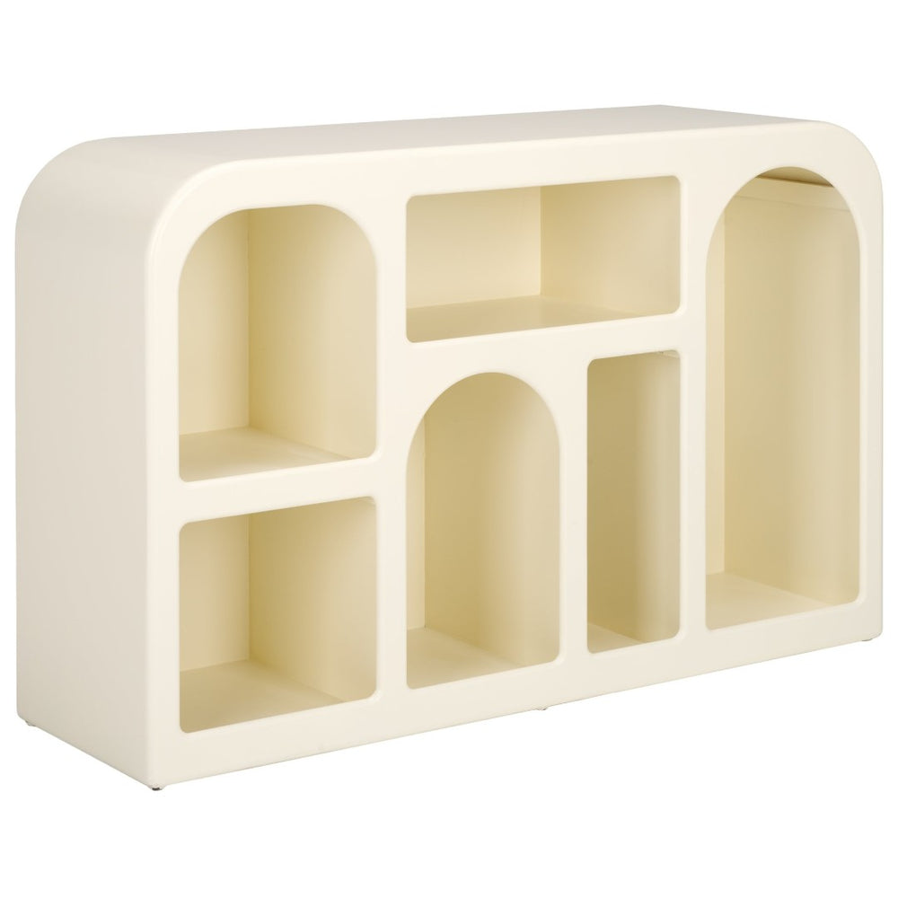 Safavieh Nefeli Console Table – Modern Ivory Display Piece With Dynamic Compartments For Stylish Interiors CNS9700A