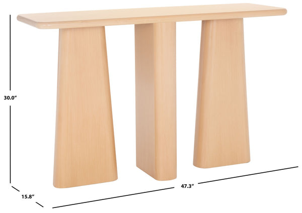 Safavieh Calliope Console Table  Natural Wood CNS9701A